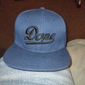 DOPE Navy Blue Snapback Hat